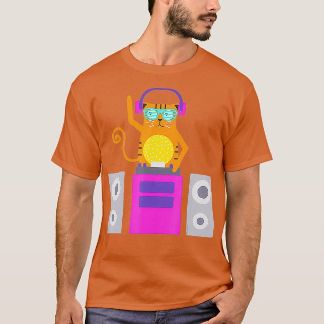 DJ Cat T-Shirt (Front)