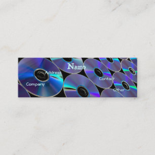 DJ CDs Mini Business Card
