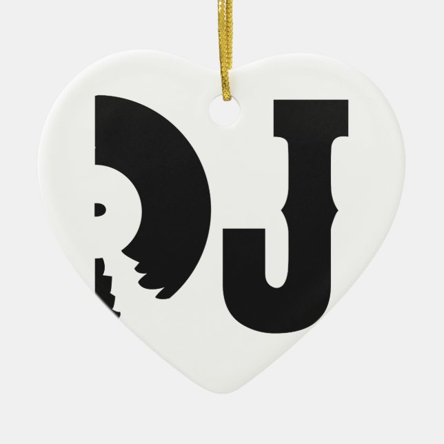 dj ceramic tree decoration (Front)