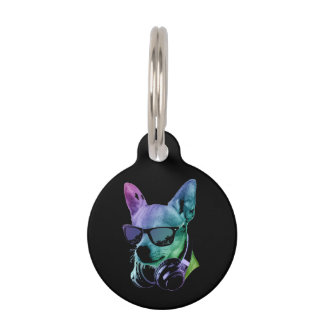 DJ Chihuahua Pet Tag