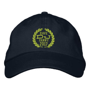 DJ Classic Laurels to Personalise Name Event Year! Embroidered Hat