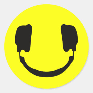 DJ CLASSIC ROUND STICKER