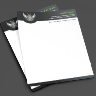 DJ Club Music Letterhead Template