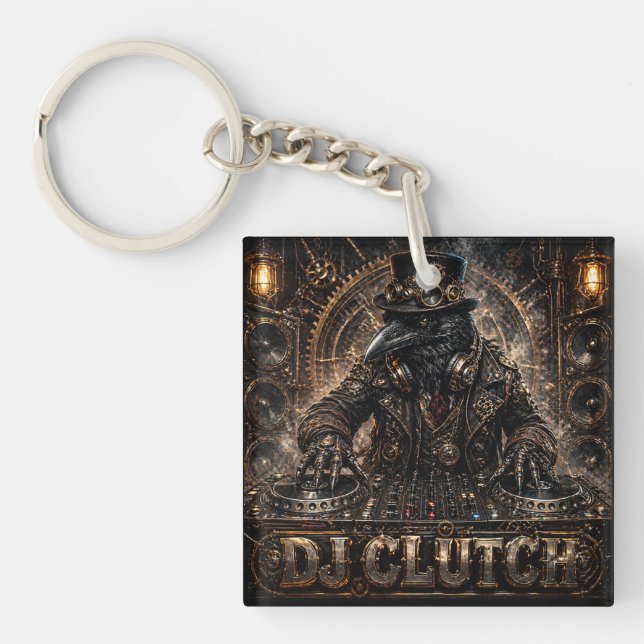 DJ CLUTCH DOUBLE SIDED KEY RING (Front)