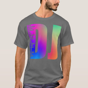 DJ Colour - Music Beat Disc Jockey T-Shirt