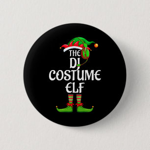 Dj Costume Elf Matching Family Group Christmas Par 6 Cm Round Badge