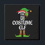 Dj Costume Elf Matching Family Group Christmas Par Magnet<br><div class="desc">Dj Costume Elf Matching Family Group Christmas Party</div>