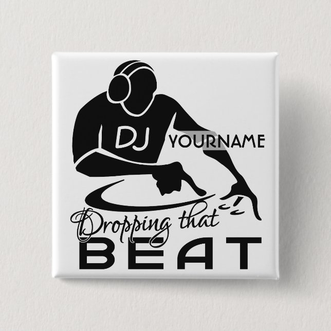 DJ custom button (Front)