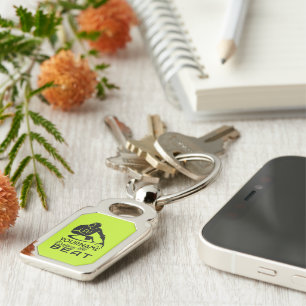 DJ custom color & monogram key chain