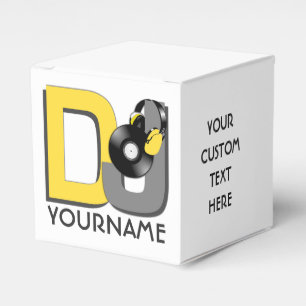 DJ custom favor boxes