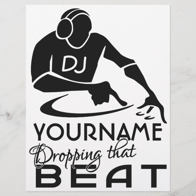 DJ custom flyers (Front)