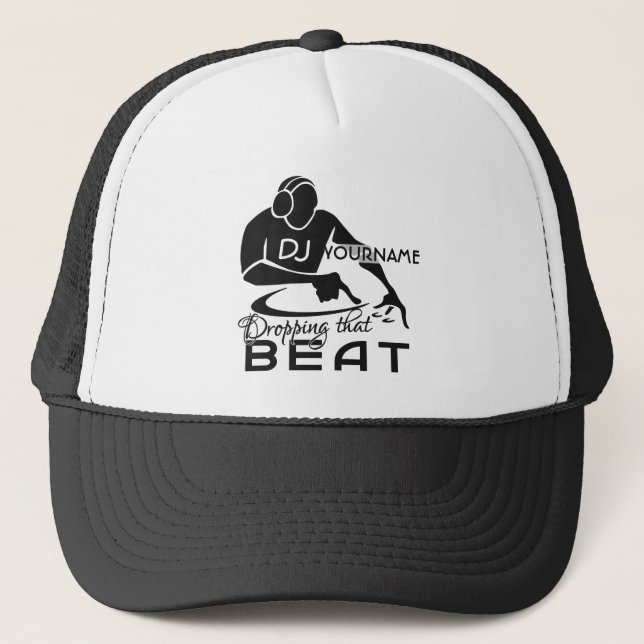 DJ custom hat - choose color (Front)