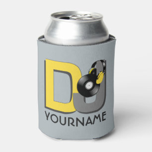 DJ custom name & colour can cooler