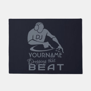 DJ custom name & colour door mats