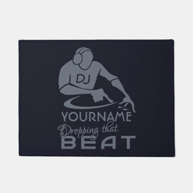 DJ custom name & colour door mats (Front)