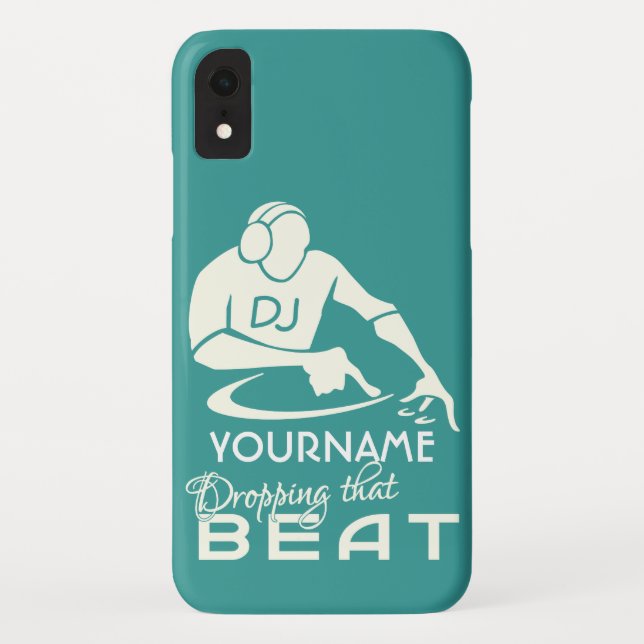 DJ custom name & colour phone cases (Back)