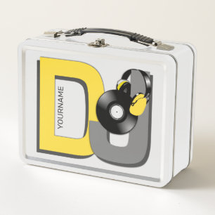 DJ custom name Metal Lunch Box