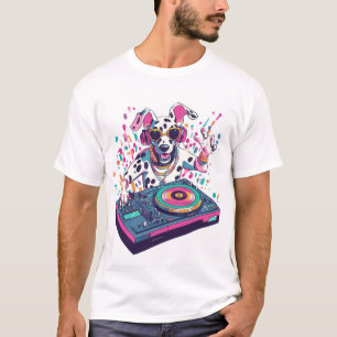 DJ Dalmatian � EDM Rave Party Dog T-Shirt