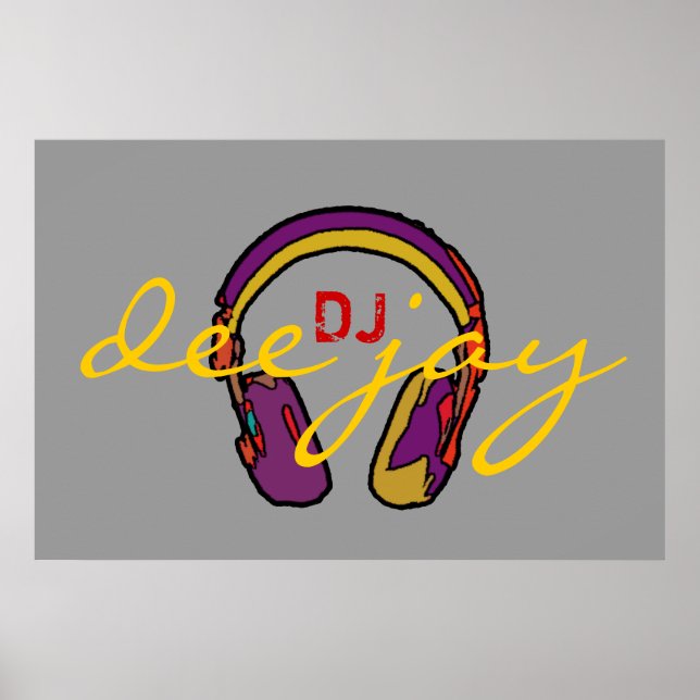 DJ decor walls, play the music (Front)