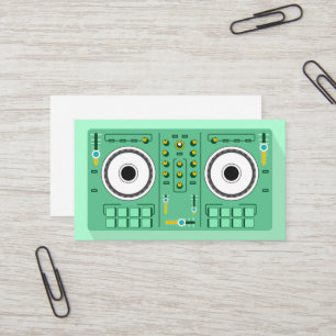 DJ Disc Jockey Electronic Business Card