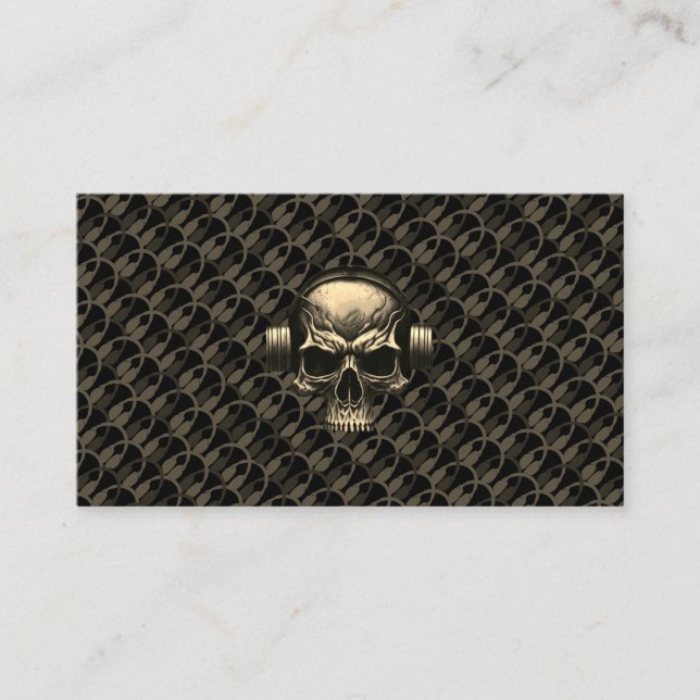 DJ Disc Jockey Music Mixer Dance Party Celebration Business Card (Front)