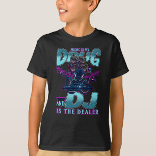 DJ Disc Jokey Turntable Party Music T-Shirt