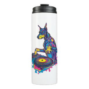 DJ Doberman – Club Vibe Party Dog Thermal Tumbler