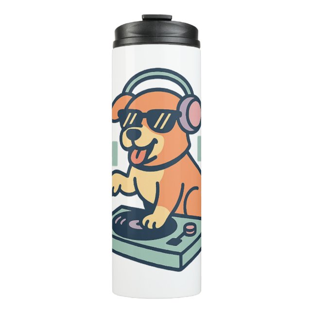 DJ Dog Thermal Tumbler (Front)