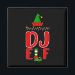 Dj Elf Matching Family Lighting Christmas  Magnet<br><div class="desc">Dj Elf Matching Family Lighting Christmas</div>