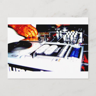 DJ Equipment (CDs) Postcard