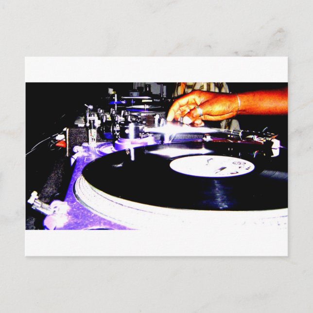 DJ Equipment Postcard (Front)