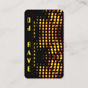DJ Event Planner Business Card