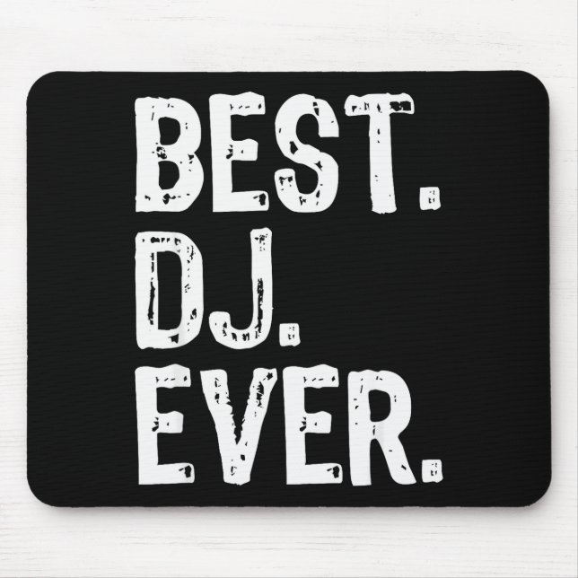 Dj Ever Funny Gift Christmas  Mouse Mat (Front)