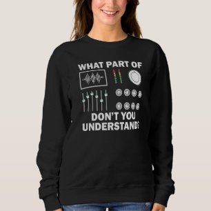 Dj For Men Women Sound Engineer Disc Jockey 1 Sweatshirt