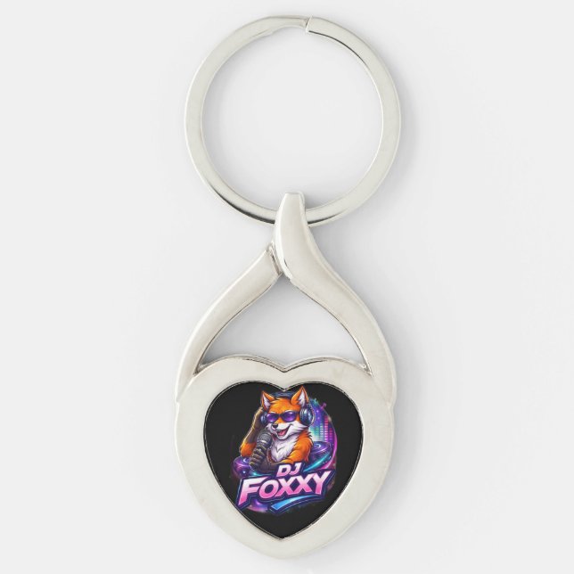 DJ FOXXY 2 KEY RING (Front)