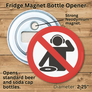DJ free zone Bottle Opener