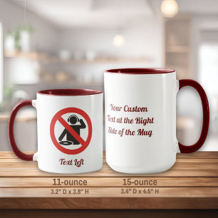 DJ free zone Mug