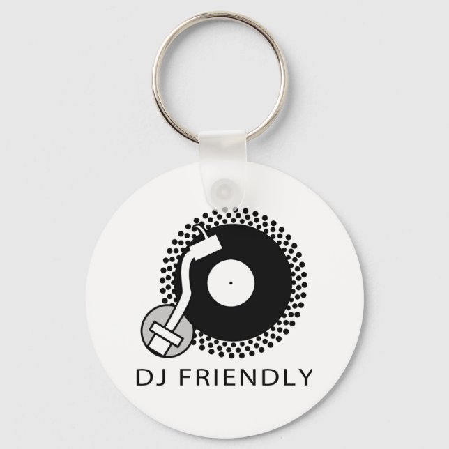 DJ Friendly Key Ring (Front)