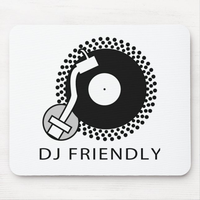 DJ Friendly Mouse Mat (Front)