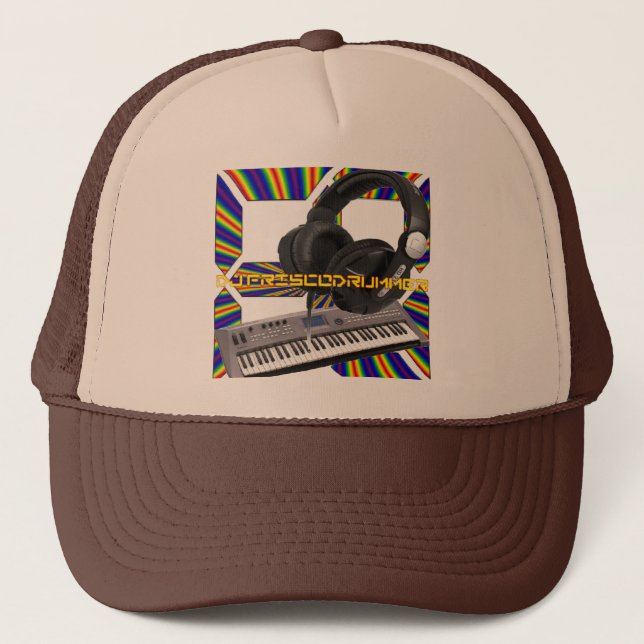 DJ Friscodrummer Logo Trucker Hat (Front)