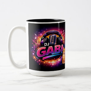 DJ GABI 2 Two-Tone COFFEE MUG