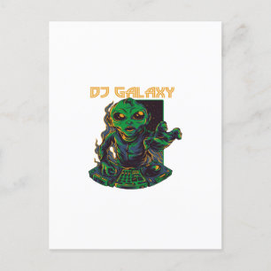 DJ GALAXY POSTCARD
