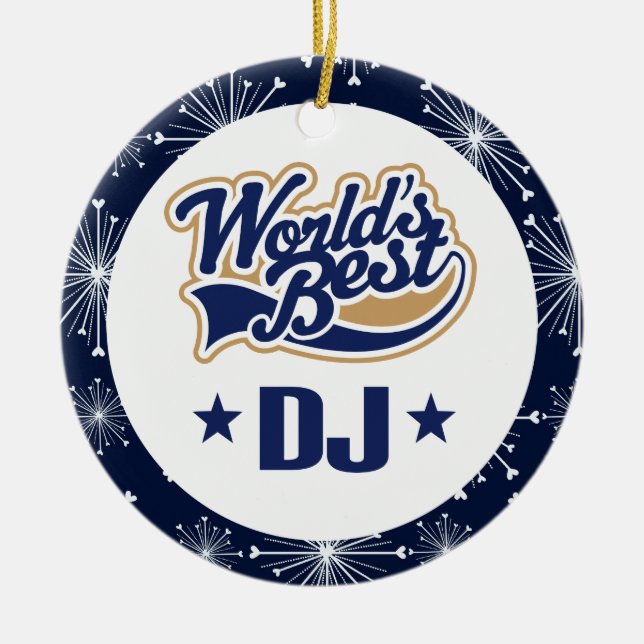 Dj Gift Ornament (Front)