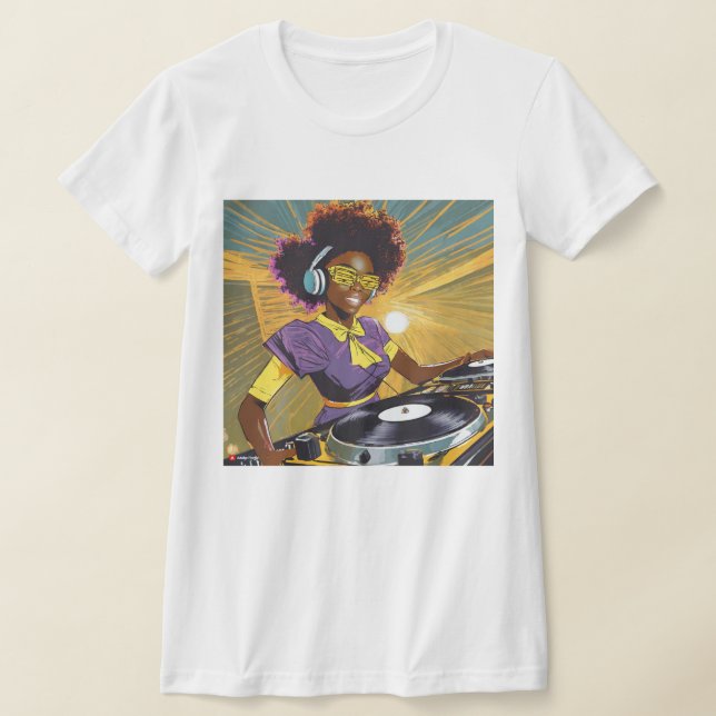 DJ Girl Magic T-Shirt (Laydown)
