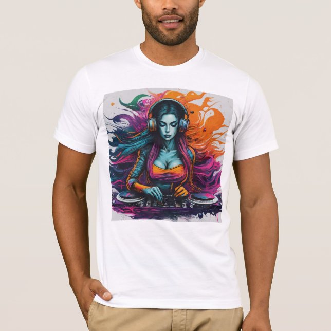 Dj Girl T-Shirt (Front)