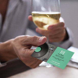 DJ Green Business Card