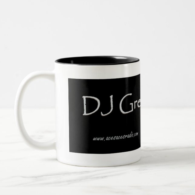 DJ Grey mug (Left)