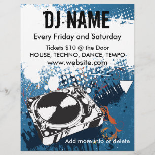 DJ Grunge Music Flyer