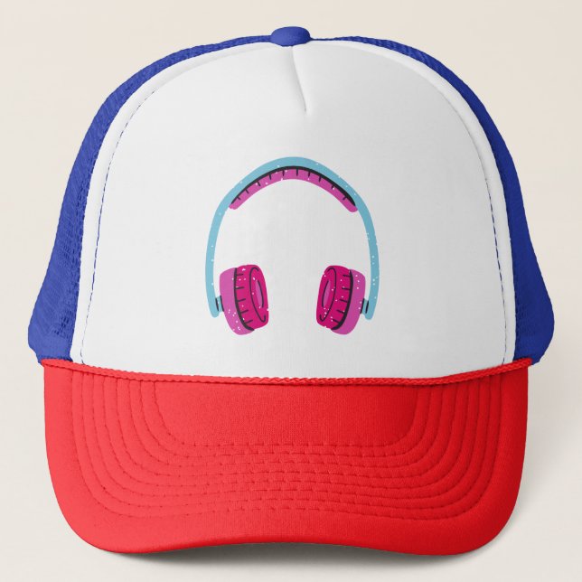 🎸 DJ Guitarist: Where Rock Meets Rhythm 🎧🎶 Trucker Hat (Front)