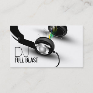 Dj Headphone Business Card